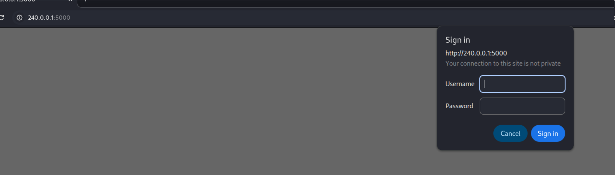 Internal Admin Panel