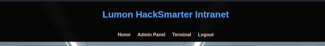 Successful admin login