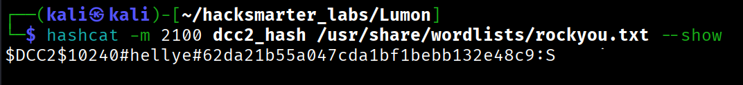 Cracked Domain Admin password